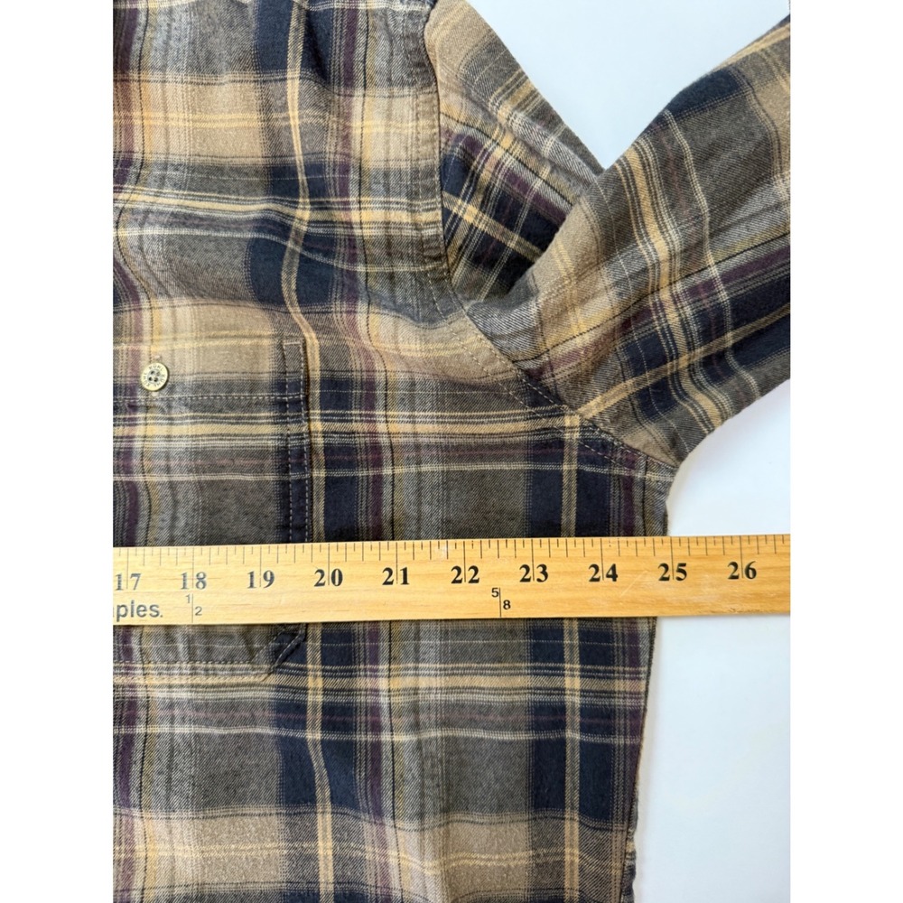 Kuhl Mens ‎ Plaid Button Down Shirt Brown Long Sleeve Size XL Hiking Outdoor - Picture 7 of 12